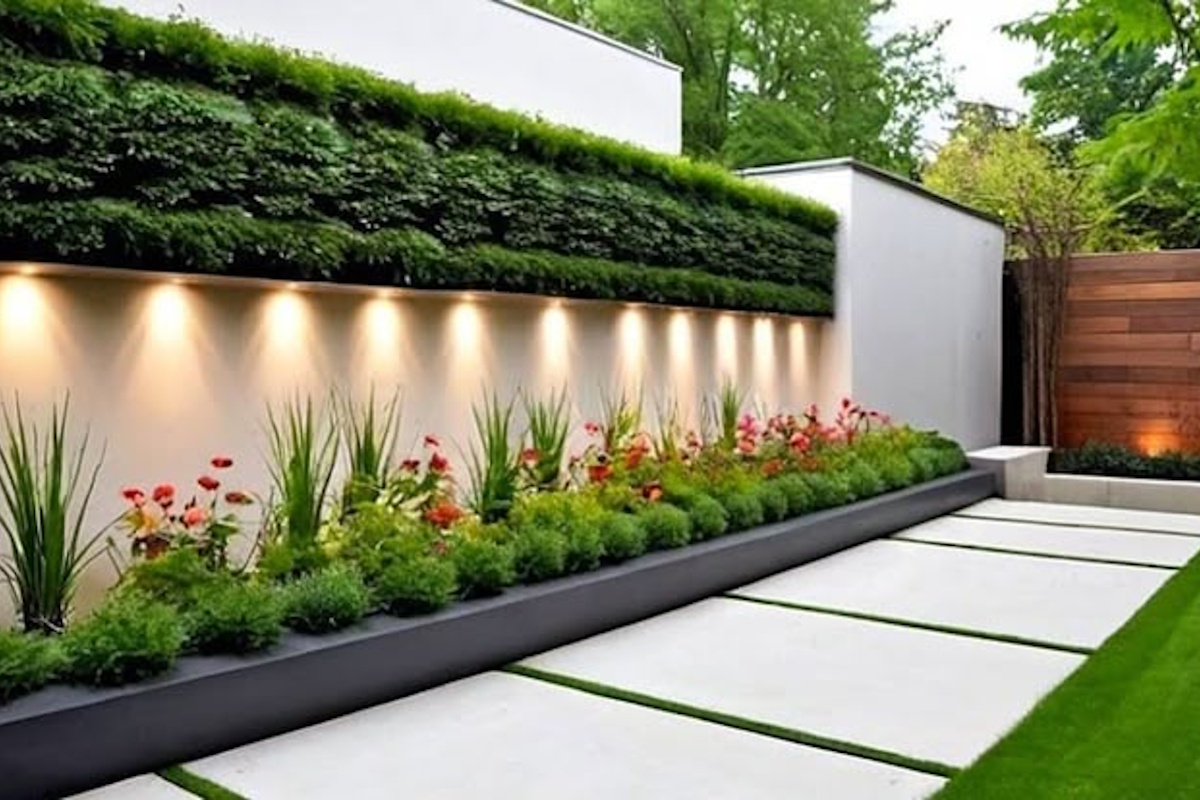 Diseño de jardines Badalona con césped artificial y natural